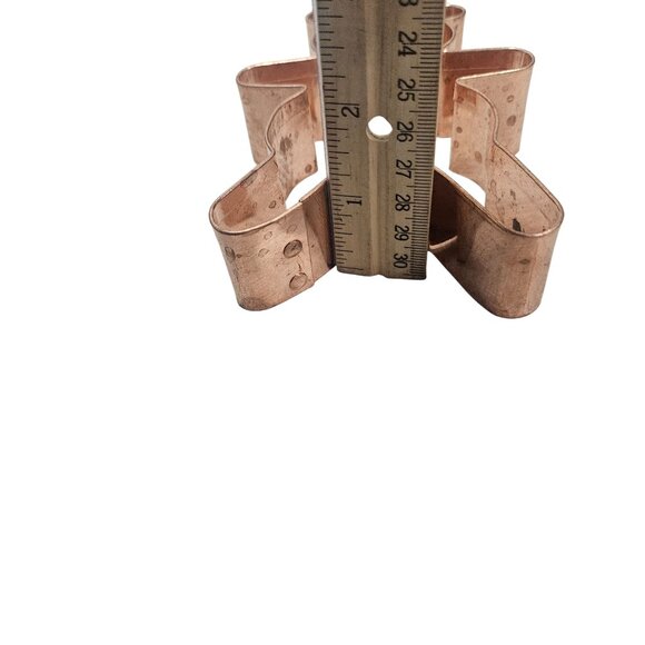 Teddy Bear Copper Cookie Cutter 5‎ Inches Durable Baking Tool Heavy Duty - Picture 8 of 11